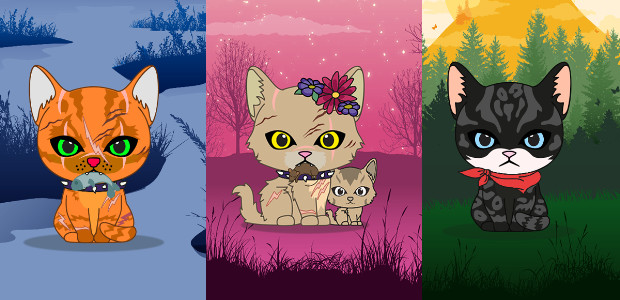 Create your own character on the Warrior Cats Mini Maker!