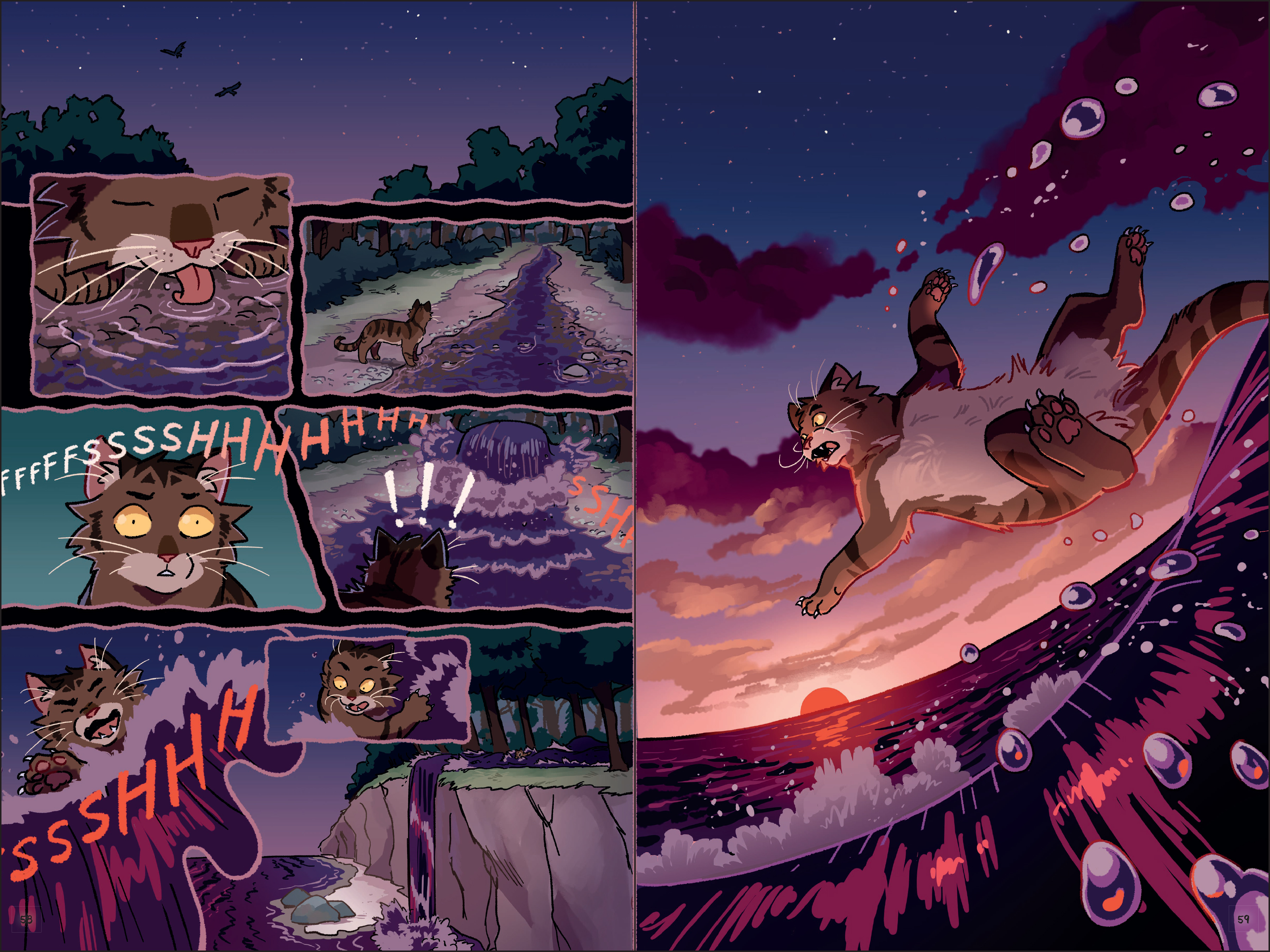 Sneak peek! The New Prophecy graphic novel book 1