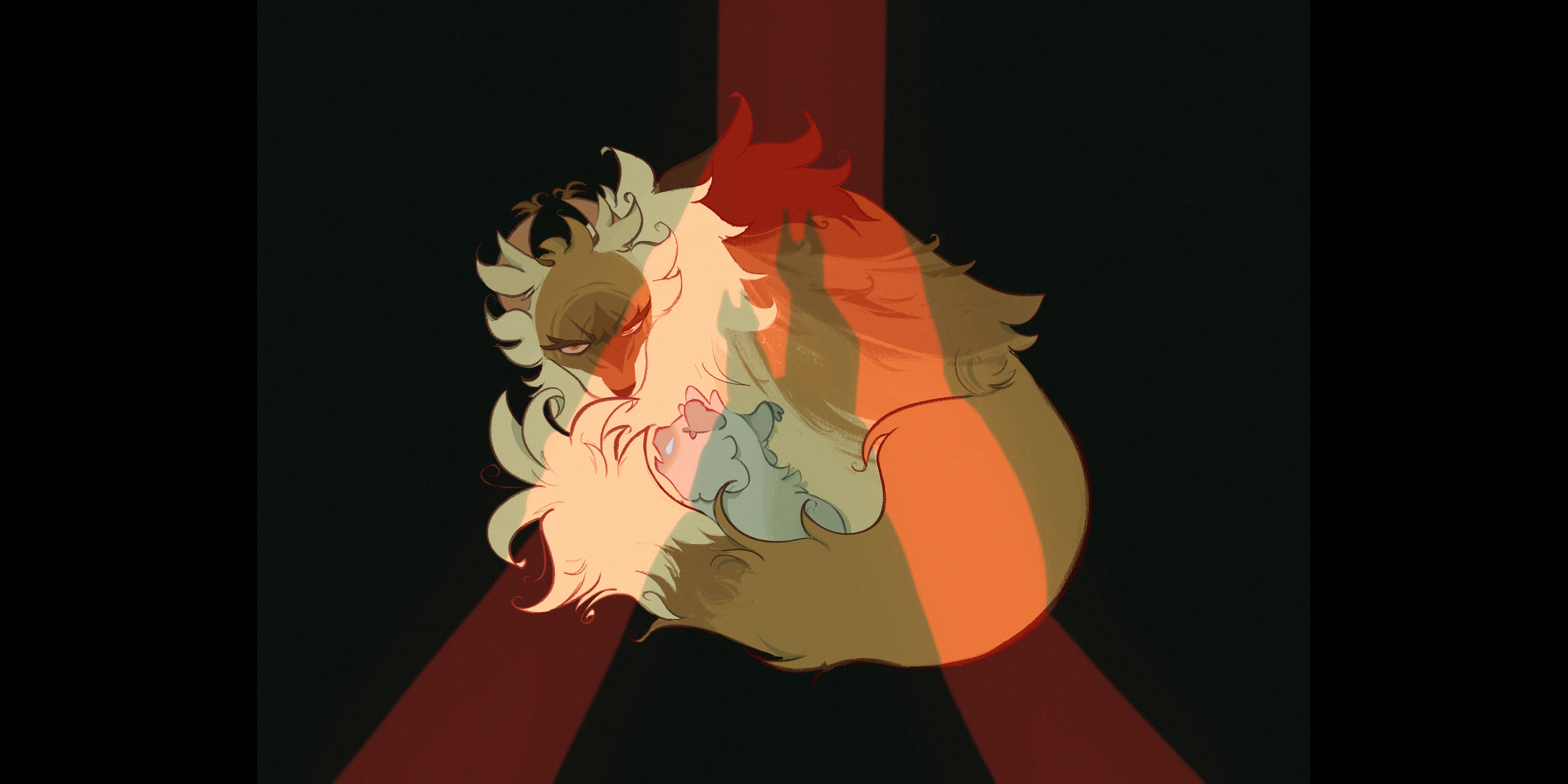 A collection of Curlfeather artwork