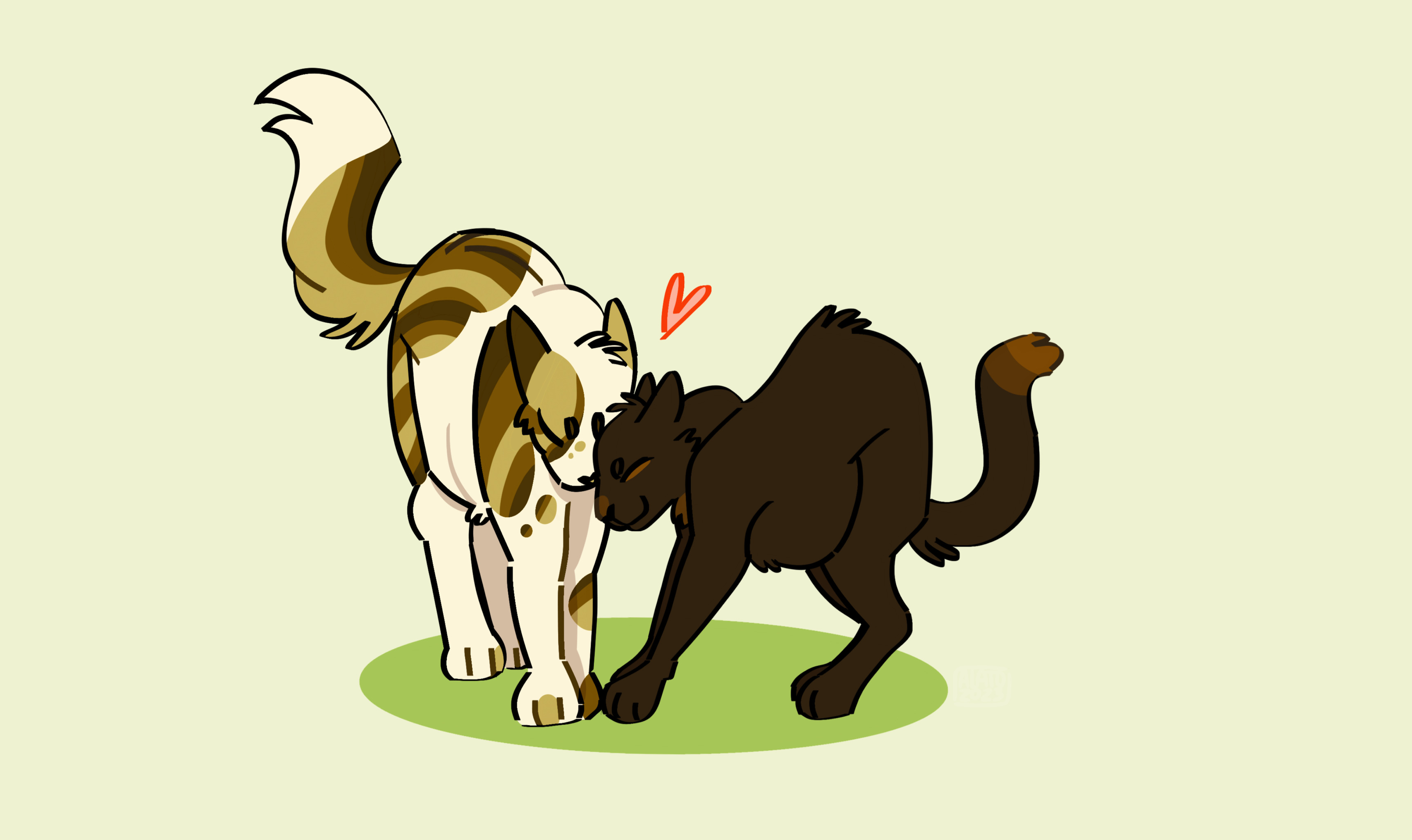 Sunbeam and Nightheart: an unlikely Warrior Cats love story