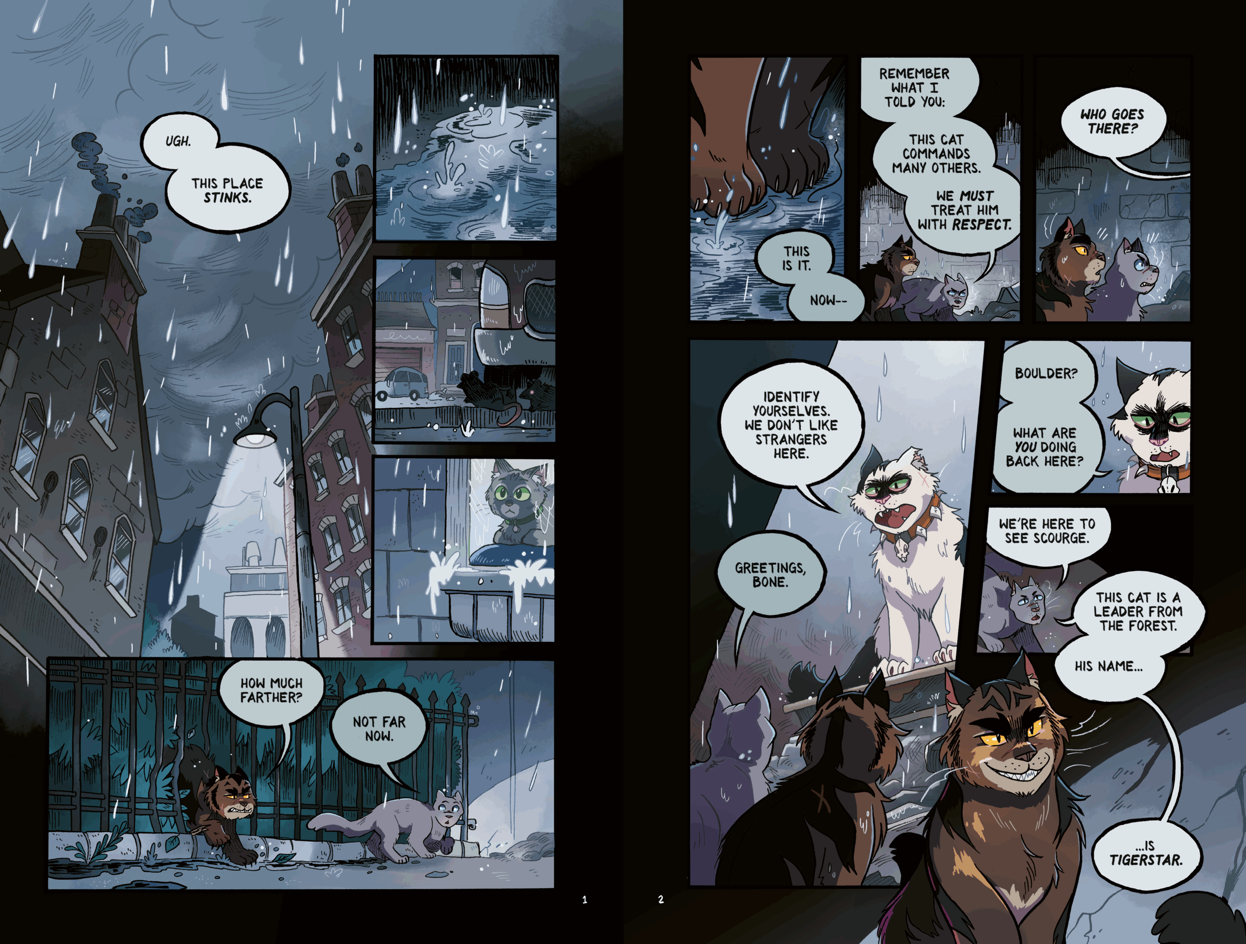 The Prophecies Begin graphic novel book 3 sneak peek
