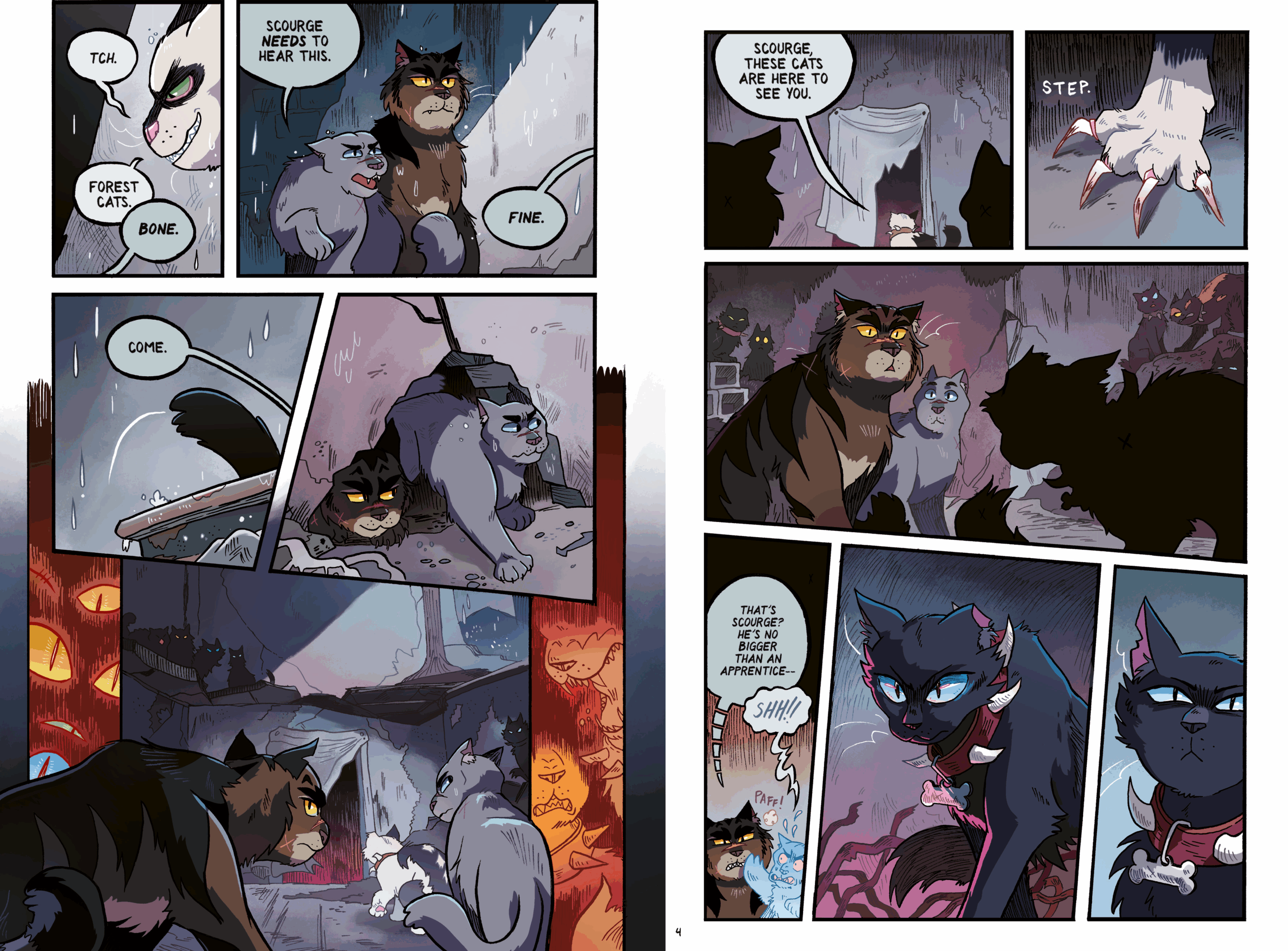 The Prophecies Begin graphic novel book 3 sneak peek