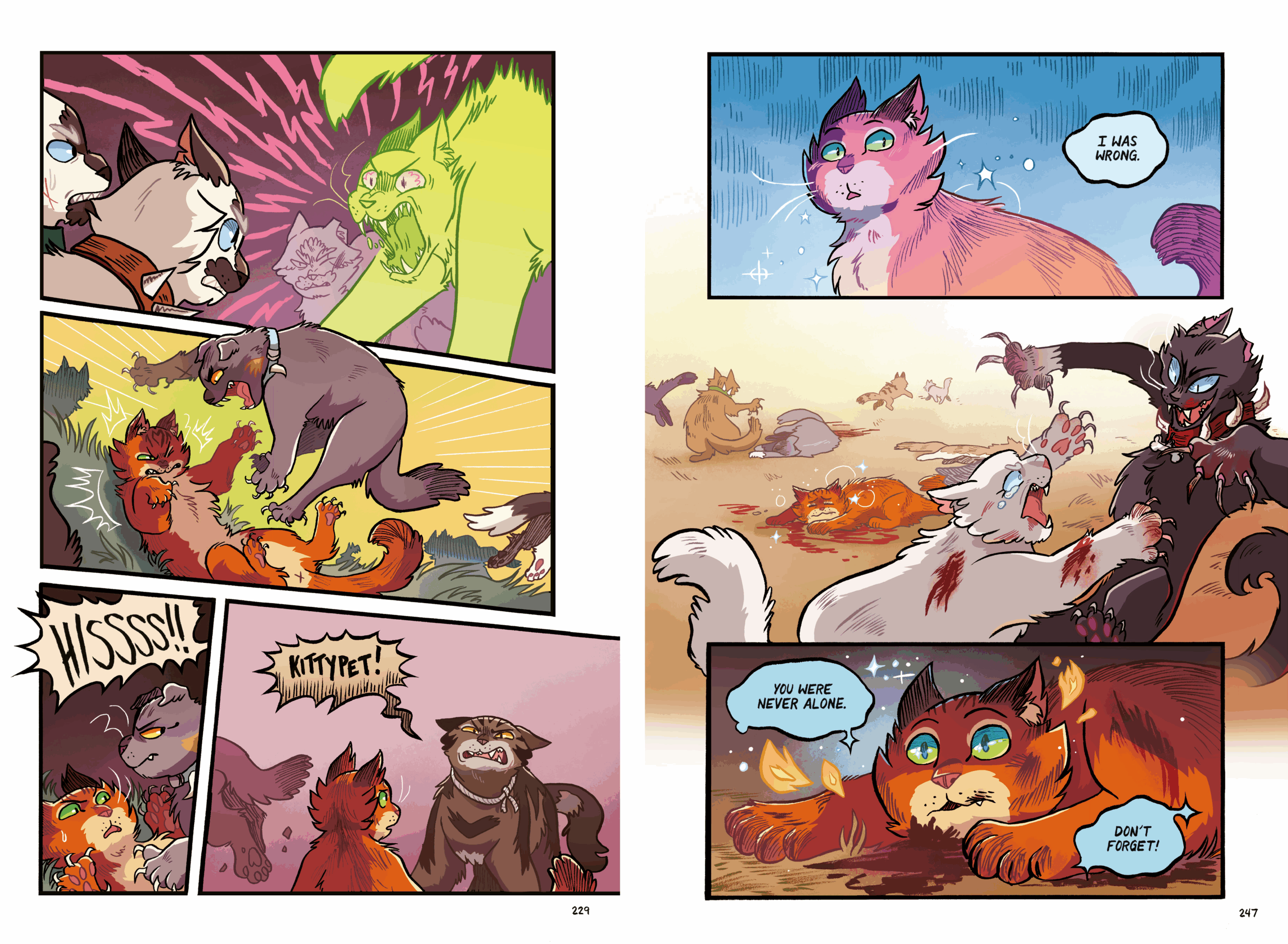 The Prophecies Begin graphic novel book 3 sneak peek